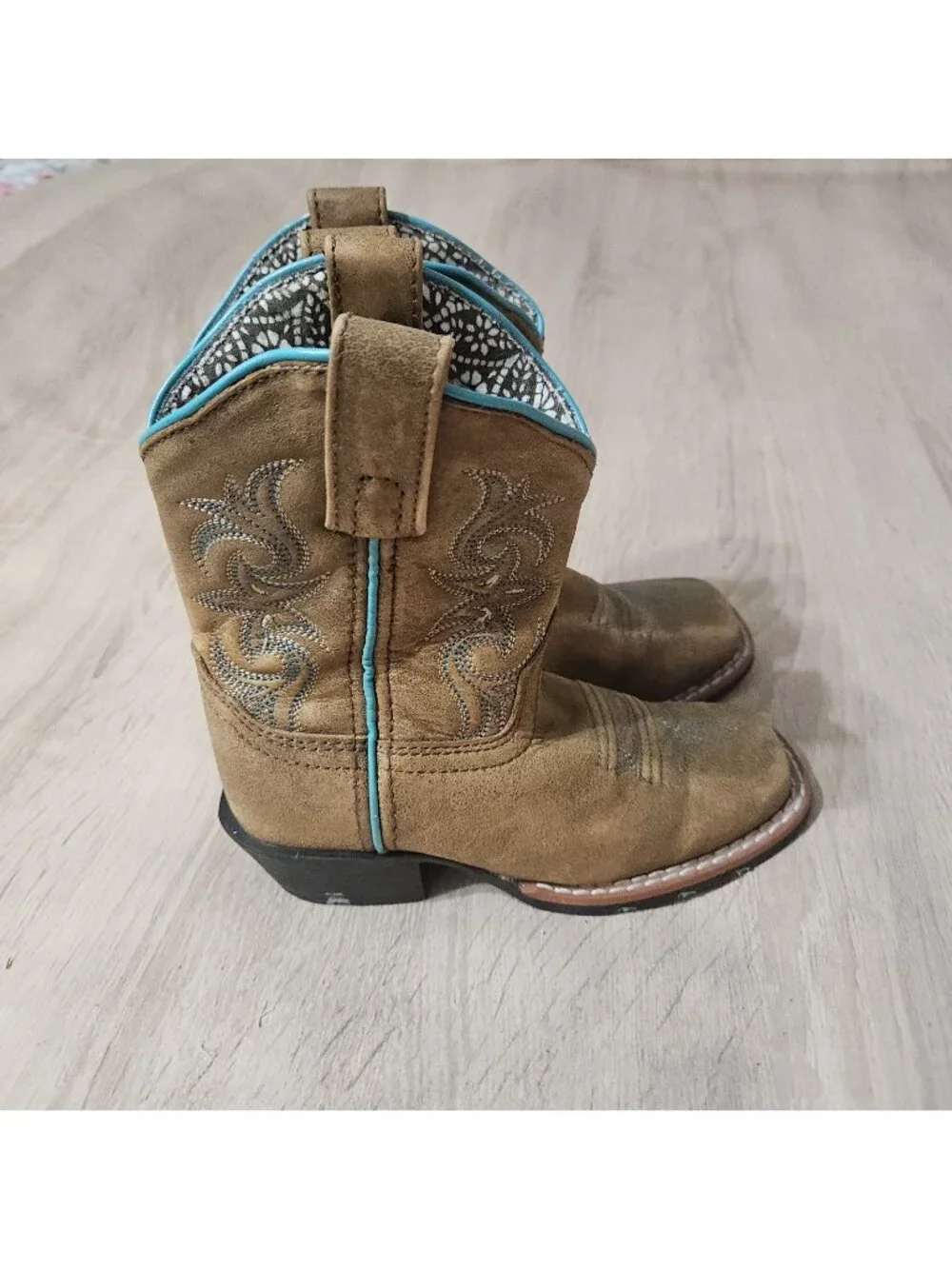 Dan Post Sadie Mae Boots Girls Kids Size 11 D Brown Leather Cowboy Western